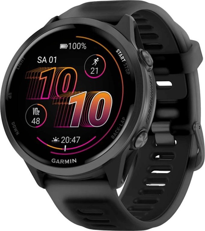 Garmin Forerunner 570 47mm Slate Gray Aluminum w. Translucent Black/Black Band (010-02971-00/40)
