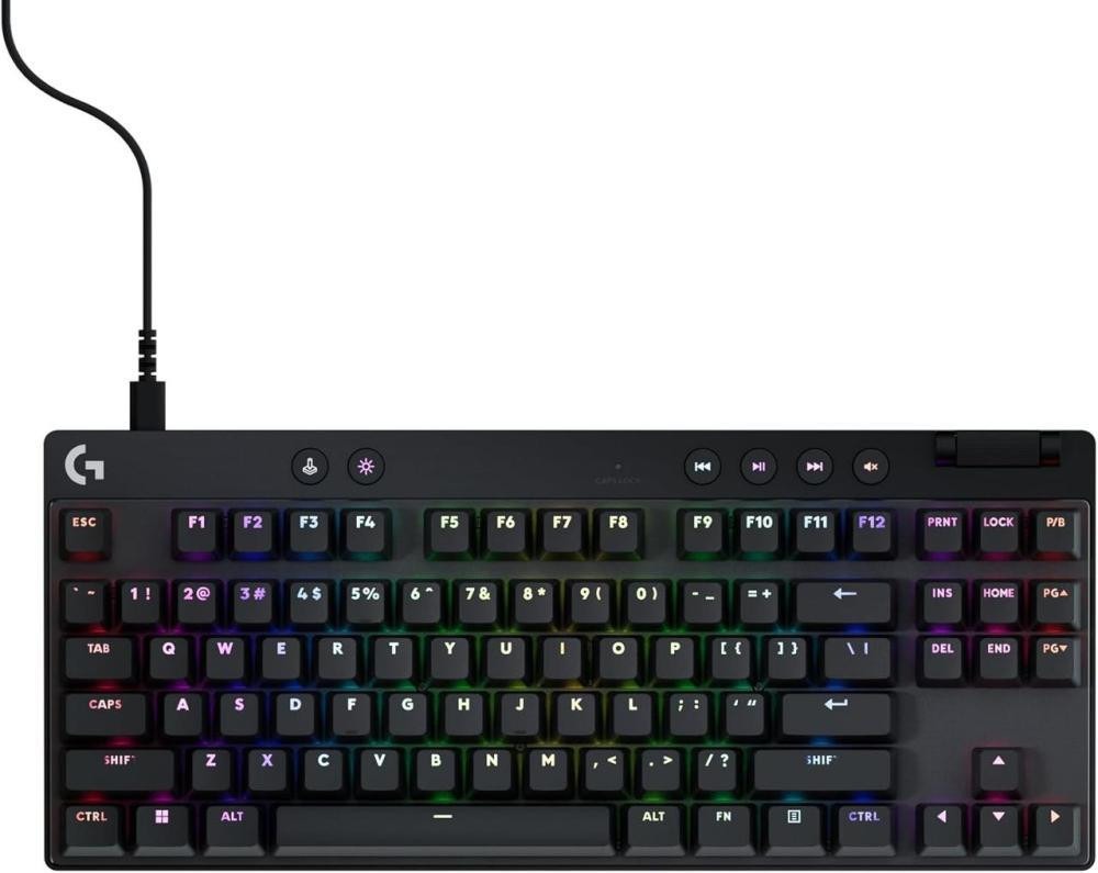 Клавіатура Logitech G Pro X TKL Rapid Linear Black (920-013233)