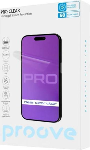 Захисна плівка для смартфона Proove Hydrogel Screen Protection PRO Clear