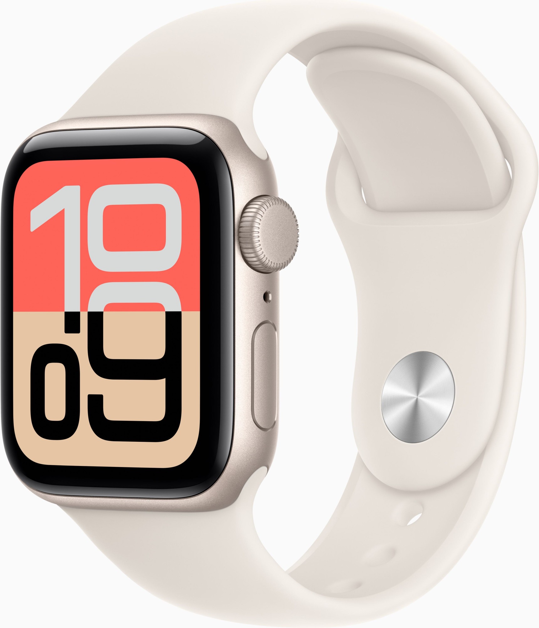 Смарт-годинник Apple Watch SE 3 GPS + Cellular 40mm Starlight Alu. Case w. Starlight S. Band - S/M (MEP64)