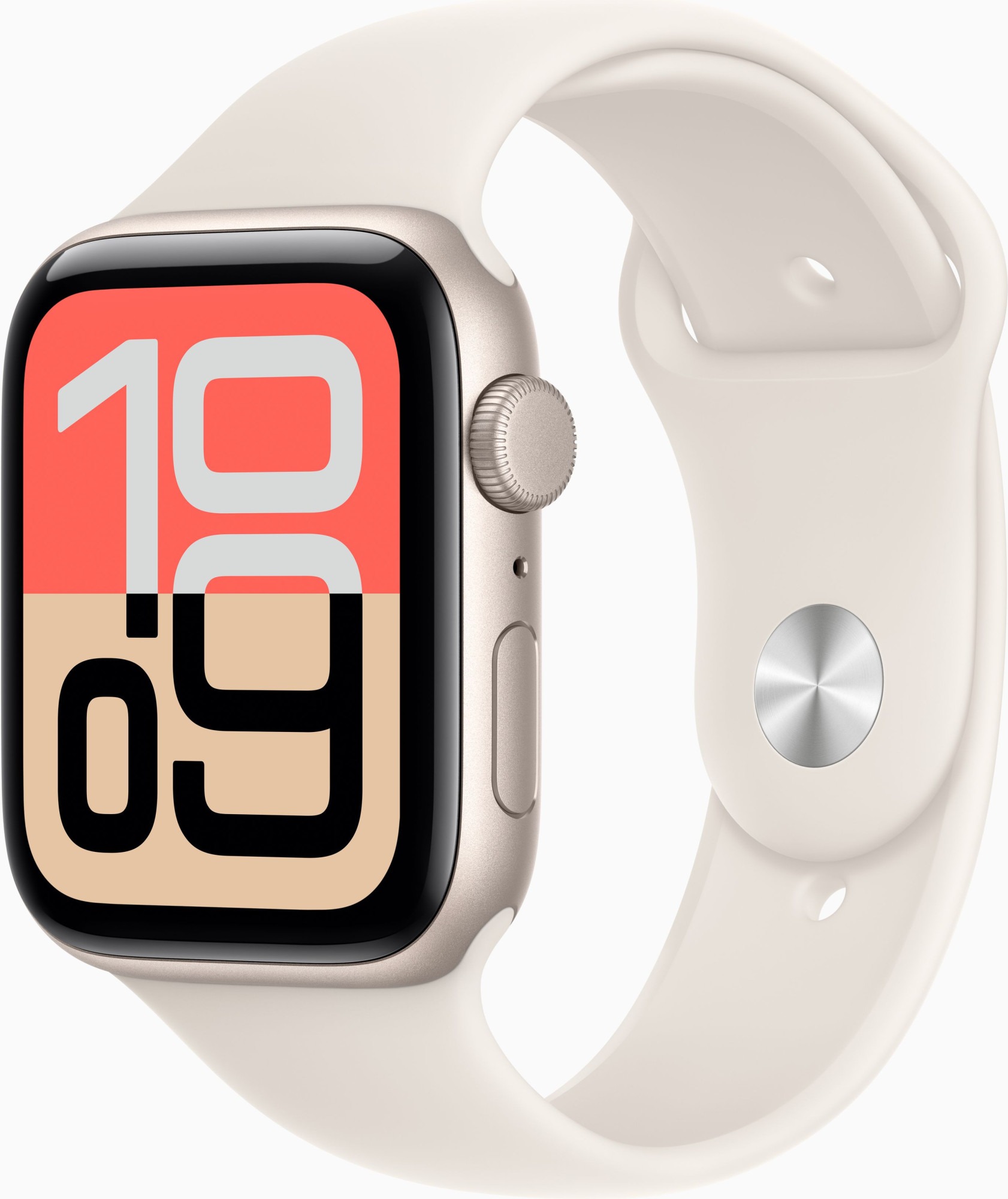 Смарт-часы Apple Watch SE 3 GPS + Cellular 44mm Starlight Alu. Case w. Starlight S. Band - M/L (MEPF4)