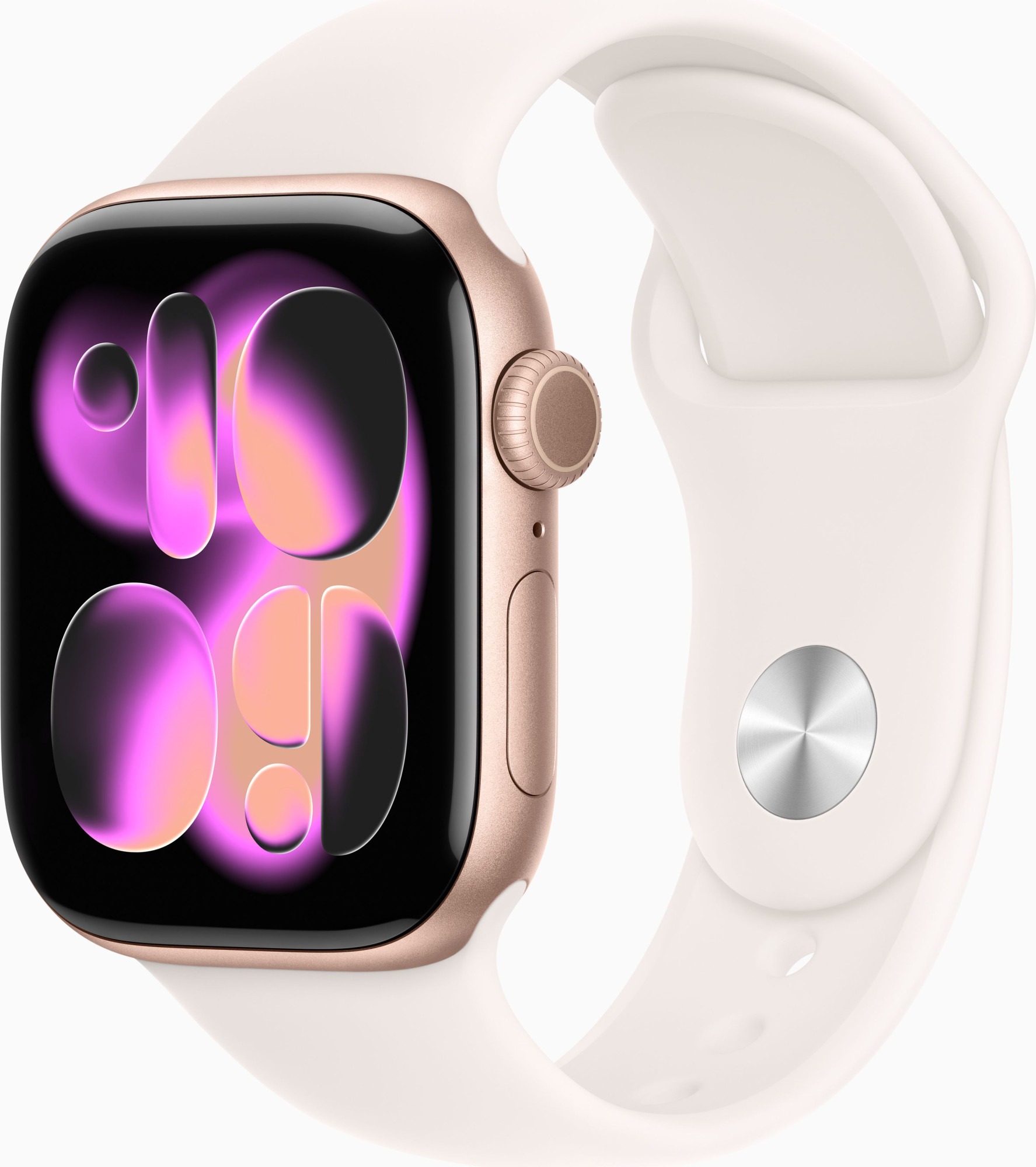 Смарт-годинник Apple Watch Series 11 GPS 42mm Rose Gold Alu. Case w. Light Blush S. Band - M/L (MEU44)