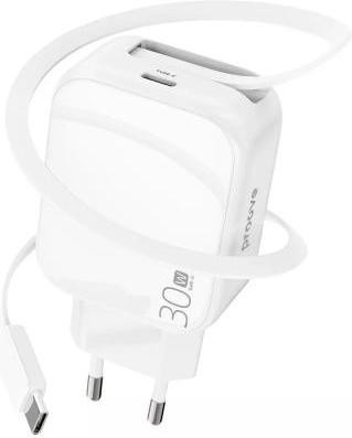 Мережевий заряжний пристрій  Proove Fixtape GaN 30W White