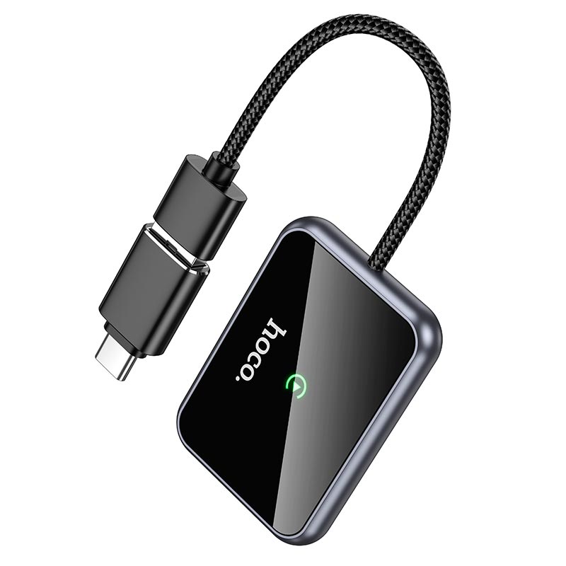 Адаптер HOCO Way car wireless CarPlay adapter HU1 Black