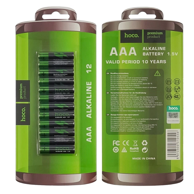 Батарейки Hoco AAA ALKALINE 12