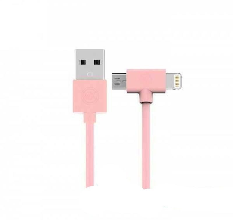 Кабель Micro USB REMAX AXE Data Cable WDC-008 MicroUSB 1.8m Pink