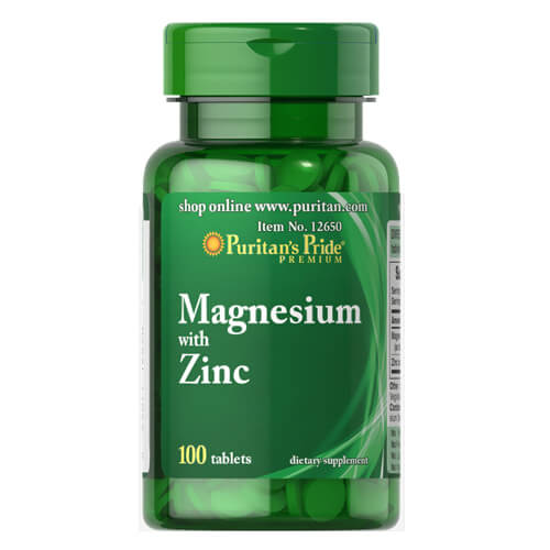 Puritan's Pride Magnesium Zinc 100 таблеток