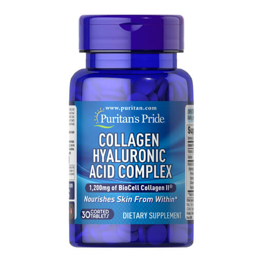 Puritan's Pride Collagen Hyaluronic Acid Complex 30 таблеток