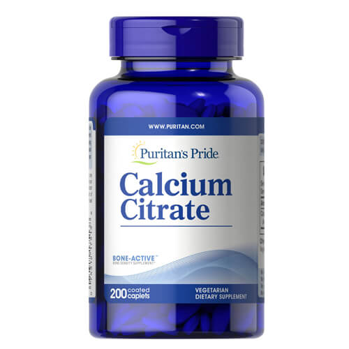 Puritan's Pride Calcium Citrate 200 mg 200 таблеток