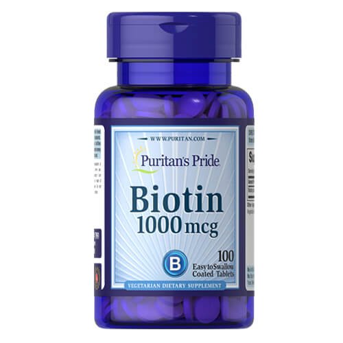 Puritan's Pride Biotin 1000 mcg 100 таблеток