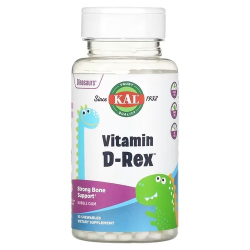KAL Dinosaurs Vitamin D-Rex 90 Chewables