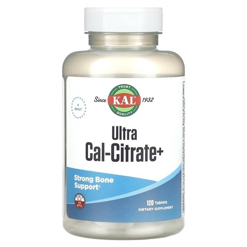 KAL Ultra Cal-Citrate+ 120 Tablets
