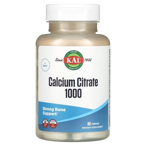 KAL Calcium Citrate 1000 (333 mg) 90 Tablets