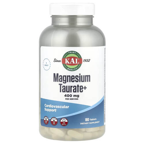 KAL Magnesium Taurate + 200 mg 180 Tablets