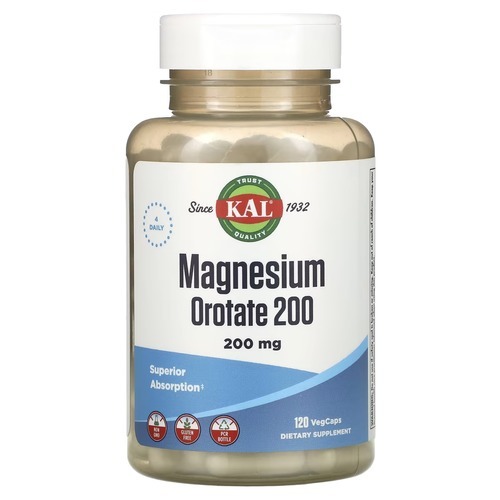 KAL Magnesium Orotate 200 mg 120 Vegcaps