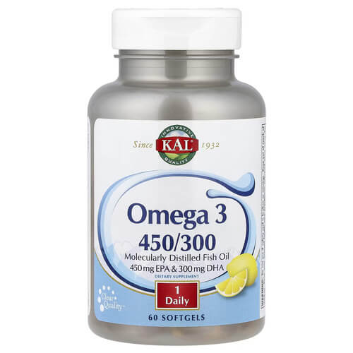 KAL Omega-3 450/300 60 рідких капсул