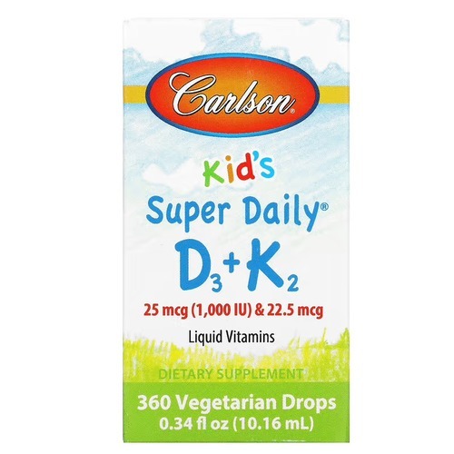 Carlson Kid's Super Daily D3 + K2 10.16 ml
