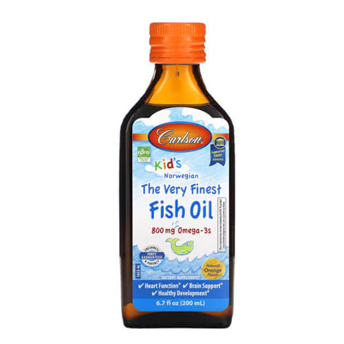 Carlson Kid's Norwegian The Very Finest Fish Oil 800 mg 200 мл, Ягідний мікс