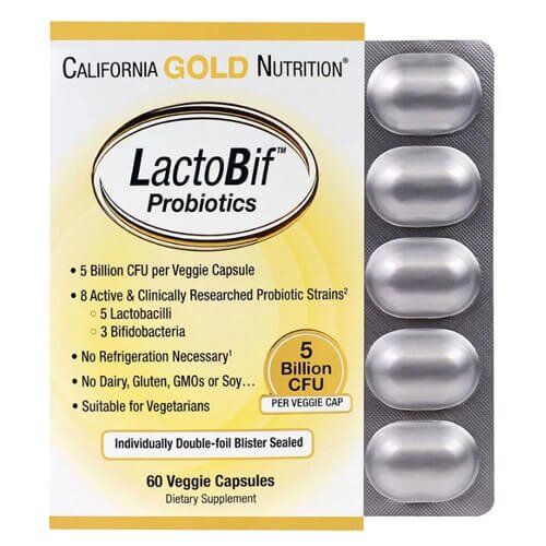 CGN LactoBif Probiotics 5 Billion CFU 60 Caps