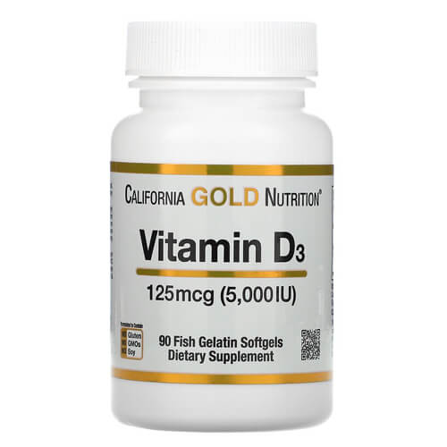 CGN Vitamin D3 5000 IU 90 Softgels