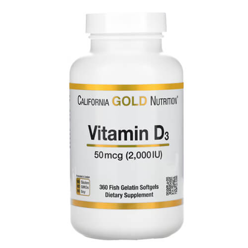 CGN Vitamin D3 2000 IU 360 Softgels