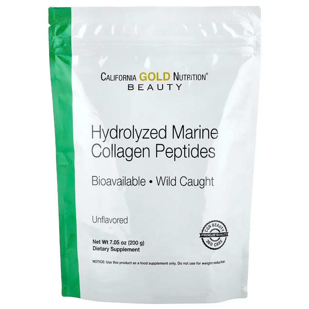 California Gold Nutrition Hydrolyzed Marine Collagen Peptides 200 грам