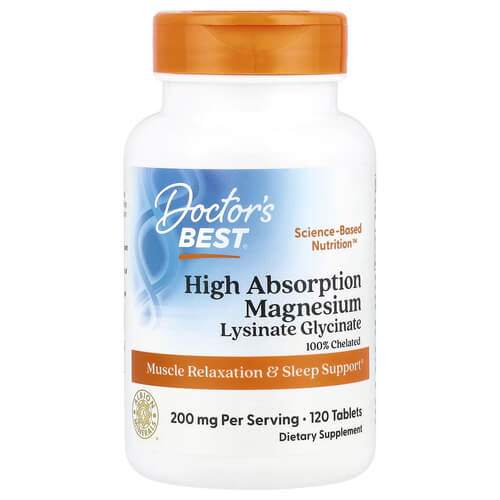 Doctor's Best High Absorption Magnesium 100 mg 120 таблеток