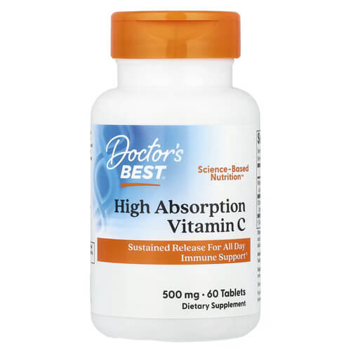 Doctor's Best Vitamin C with PureWay-C 500 mg 60 Tablets