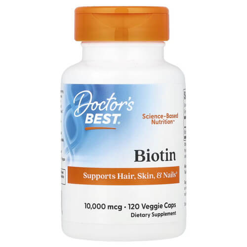 Doctor's Best Biotin 10,000 mcg 120 вегетаріанських капсул