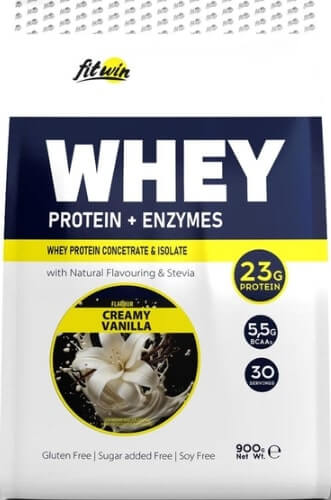 FitWin WHEY 77% 900 g - Вершкова ваніль
