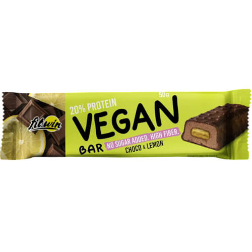 FitWin Vegan Bar 60 g - ШОКОЛАД І ЛИМОН