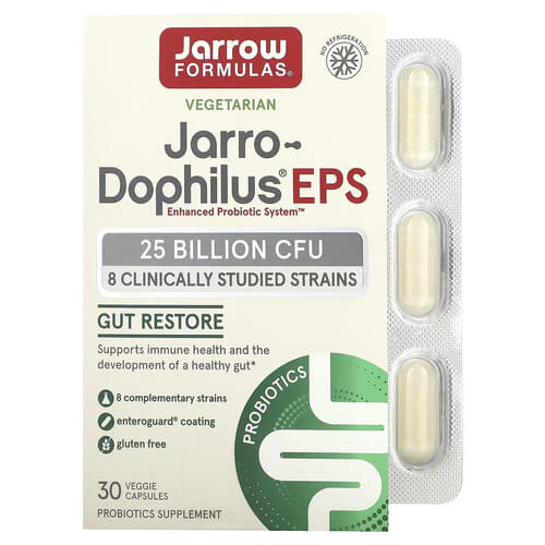 Jarrow Formulas Jarro-Dophilus EPS 25 Billion CFU 30 рослинних капсул