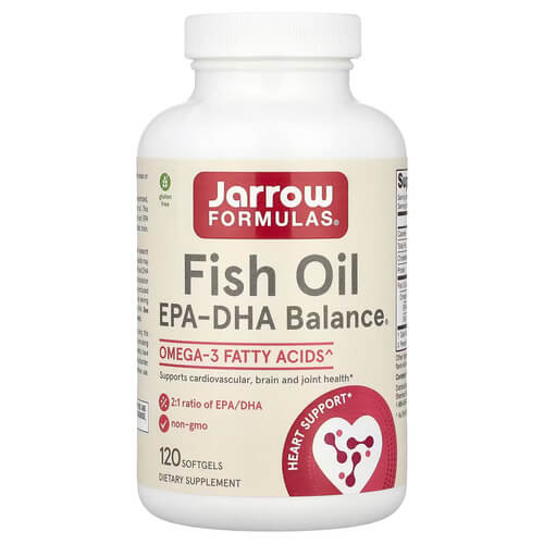 Jarrow Formulas Fish Oil EPA-DHA Balance 120 Softgels