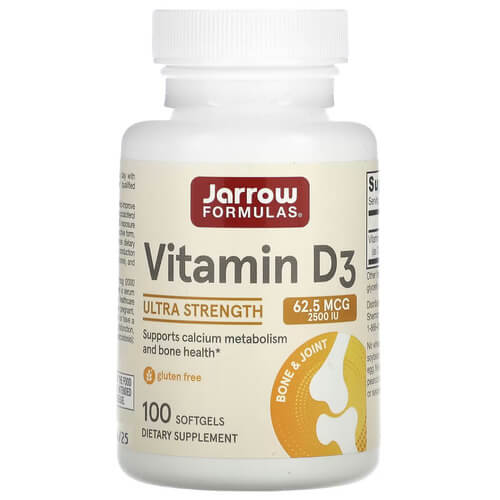 Jarrow Formulas Vitamin D3 2,500 IU 100 рідких капсул