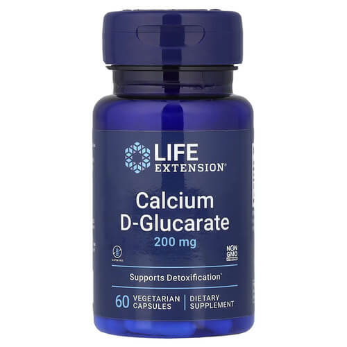 Life Extension Calcium D-Glucarate 200 mg 60 капсул