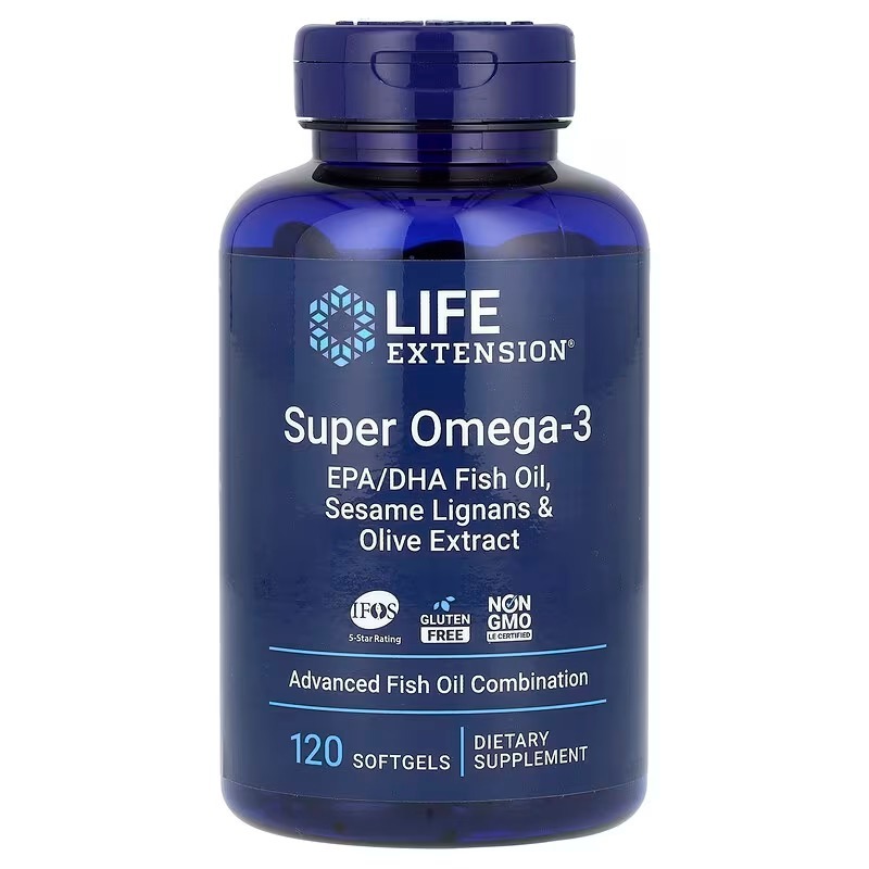 Life Extension Super Omega-3 120 Softgels