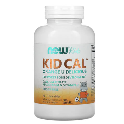 NOW Kid Cal 100 Chewables