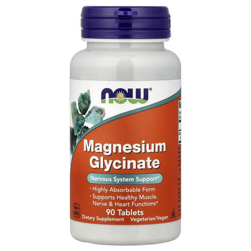 NOW Magnesium Glycinate 90 Tablets