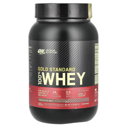 ON Gold Standard 100% Whey Protein 900 грам (USA) Полуниця - Банан