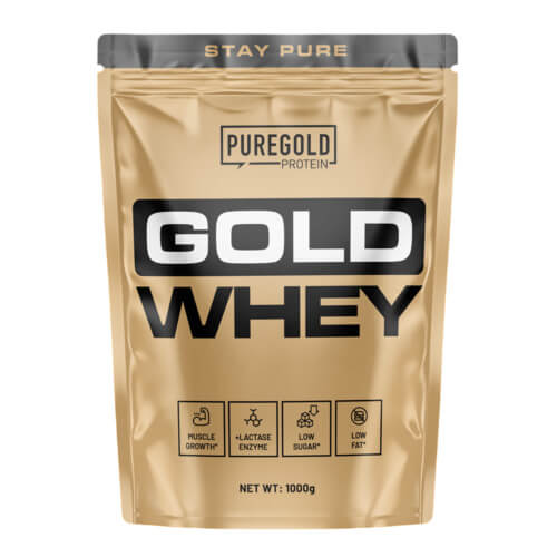 Pure Gold Whey Protein 1000 g - Strawberry Milkshake
