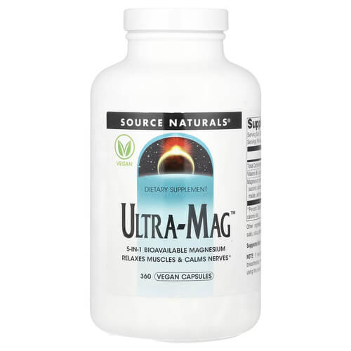 Source Naturals Ultra-Mag 360 Vegan Capsules