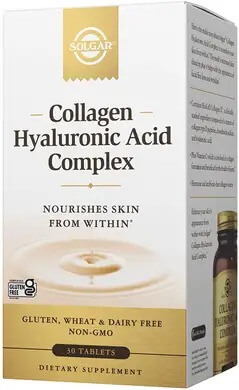 Solgar Collagen Hyaluronic Acid Complex 30 Tablets