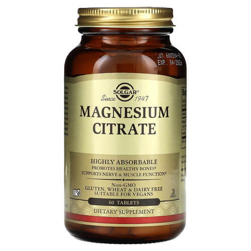 Solgar Magnesium Citrate 60 таблеток