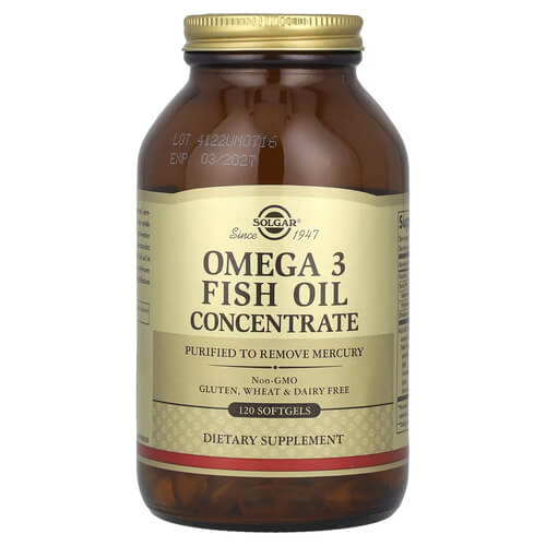 Solgar Omega-3 Fish Oil Concentrate 120 softgels