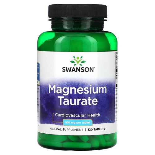 Swanson Premium Magnesium Taurate 100 mg 120 tabs