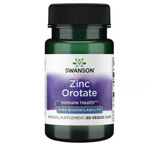 Swanson Zinc Orotate 10 mg 60 Veg Caps