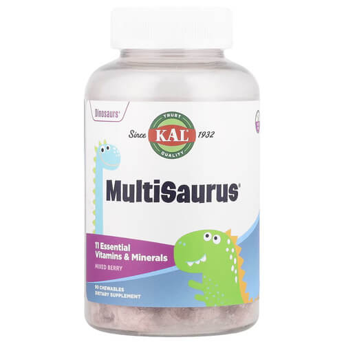 KAL MultiSaurus Mixed Berry 90 жув. таблеток (12.2026)
